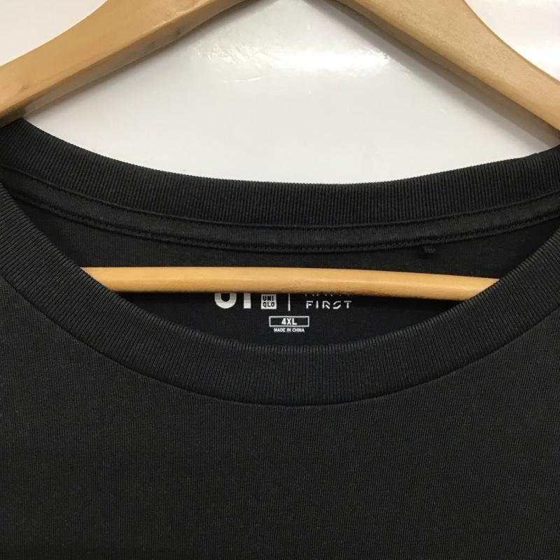 ユニクロ UNIQLO Tシャツ 半袖 341-446311 KAWS プリントTシャツ クルーネックカットソー プリント ダークグレー / ダークグレー /  メンズ USED 古着 中古 10144965