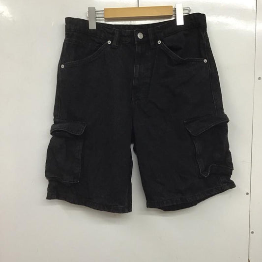 ザラ ZARA パンツ デニム、ジーンズ デニムパンツ ハーフパンツ ショートパンツ 40インチ 無地 黒 / ブラック /  メンズ USED 古着 中古 10144973