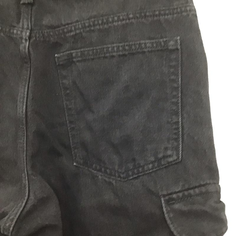 ザラ ZARA パンツ デニム、ジーンズ デニムパンツ ハーフパンツ ショートパンツ 40インチ 無地 黒 / ブラック /  メンズ USED 古着 中古 10144973