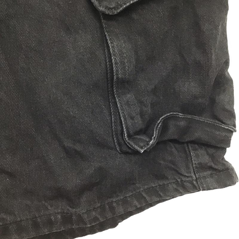 ザラ ZARA パンツ デニム、ジーンズ デニムパンツ ハーフパンツ ショートパンツ 40インチ 無地 黒 / ブラック /  メンズ USED 古着 中古 10144973