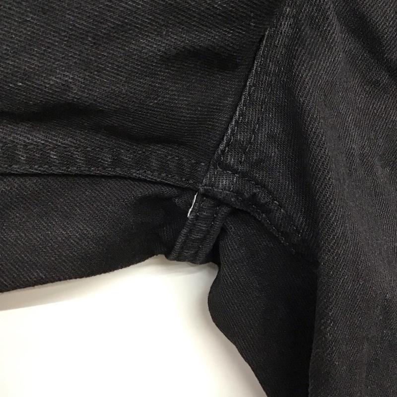 ザラ ZARA パンツ デニム、ジーンズ デニムパンツ ハーフパンツ ショートパンツ 40インチ 無地 黒 / ブラック /  メンズ USED 古着 中古 10144973