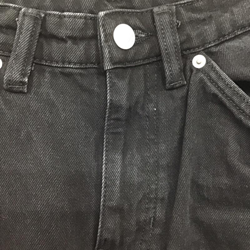 ザラ ZARA パンツ デニム、ジーンズ デニムパンツ ハーフパンツ ショートパンツ 40インチ 無地 黒 / ブラック /  メンズ USED 古着 中古 10144973