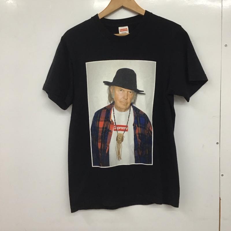 シュプリーム Supreme Tシャツ 半袖 15SS NeilYoungTee 半袖プリントTシャツ S プリント 黒 / ブラック /  メンズ USED 古着 中古 10144994