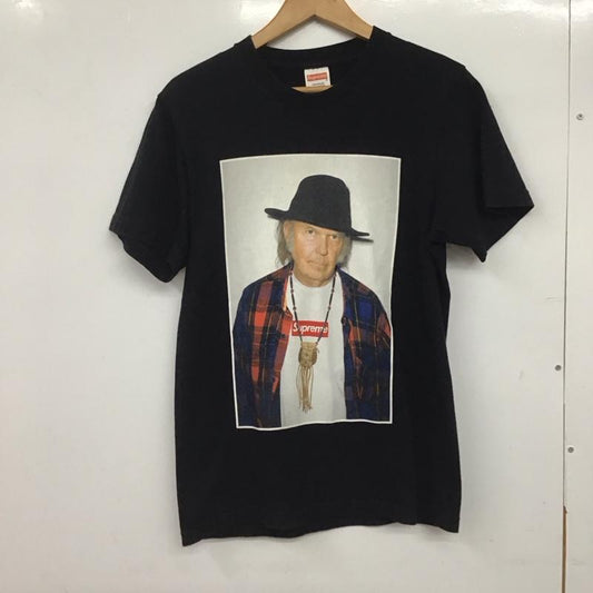 シュプリーム Supreme Tシャツ 半袖 15SS NeilYoungTee 半袖プリントTシャツ S プリント 黒 / ブラック /  メンズ USED 古着 中古 10144994