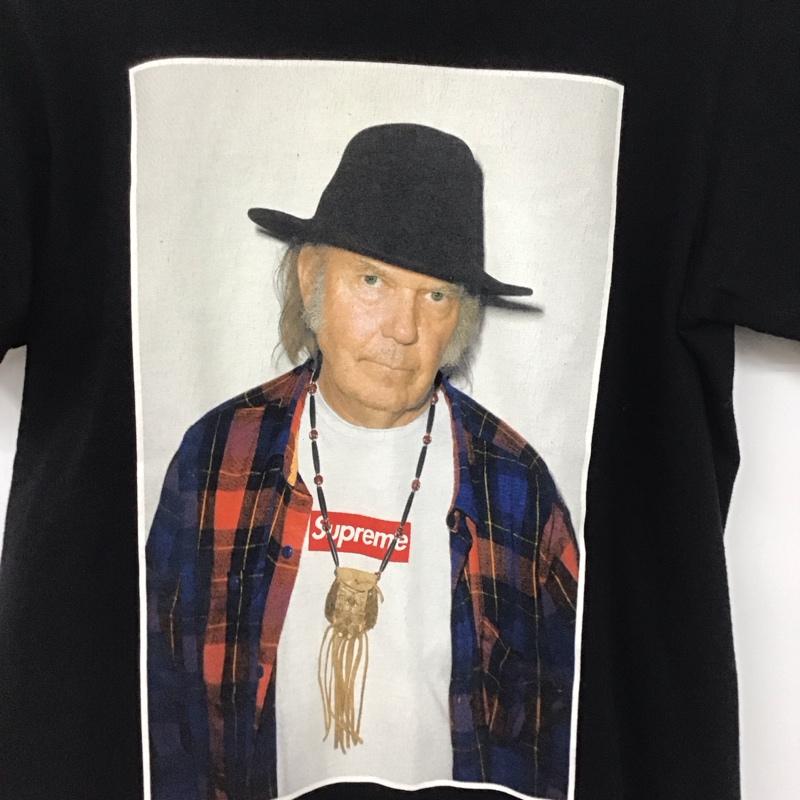 シュプリーム Supreme Tシャツ 半袖 15SS NeilYoungTee 半袖プリントTシャツ S プリント 黒 / ブラック /  メンズ USED 古着 中古 10144994