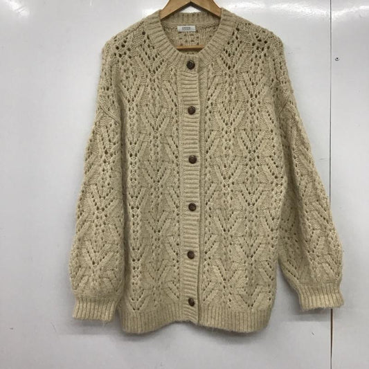 ローリーズファーム LOWRYS FARM カーディガン 長袖 FREE 無地 ベージュ / ベージュ /  レディース USED 古着 中古 10144995