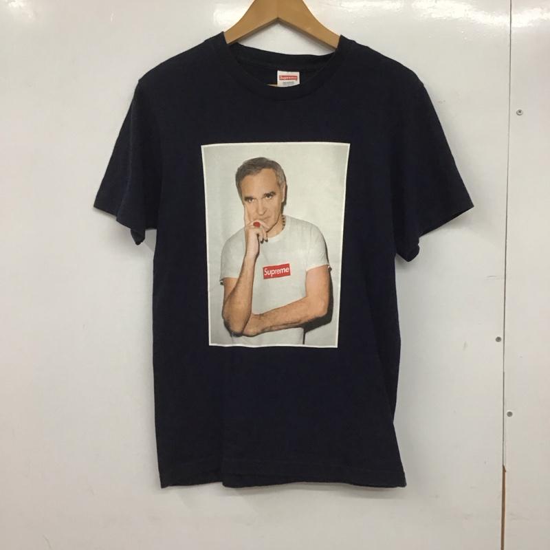 シュプリーム Supreme Tシャツ 半袖 16SS MorrisseyTee プリントTシャツ S プリント 紺 / ネイビー /  メンズ USED 古着 中古 10145004