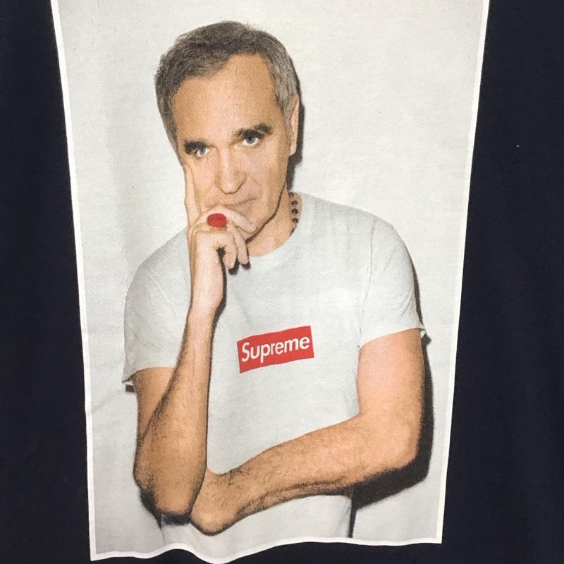 シュプリーム Supreme Tシャツ 半袖 16SS MorrisseyTee プリントTシャツ S プリント 紺 / ネイビー /  メンズ USED 古着 中古 10145004