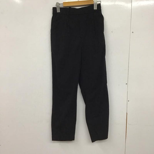 グリーンレーベルリラクシング green label relaxing パンツ スラックス 3614-169-2820 オルマイ LI/MIX テーパード パンツ 無地 黒 / ブラック /  レディース USED 古着 中古 10145005