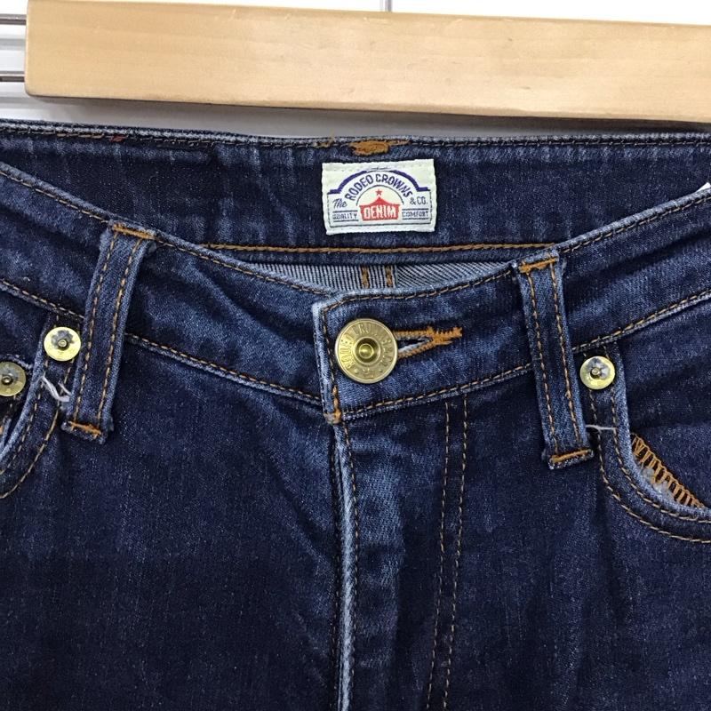 ロデオクラウンズ Rodeo Crowns パンツ デニム、ジーンズ S 無地 インディゴ / インディゴ /  レディース USED 古着 中古 10145024