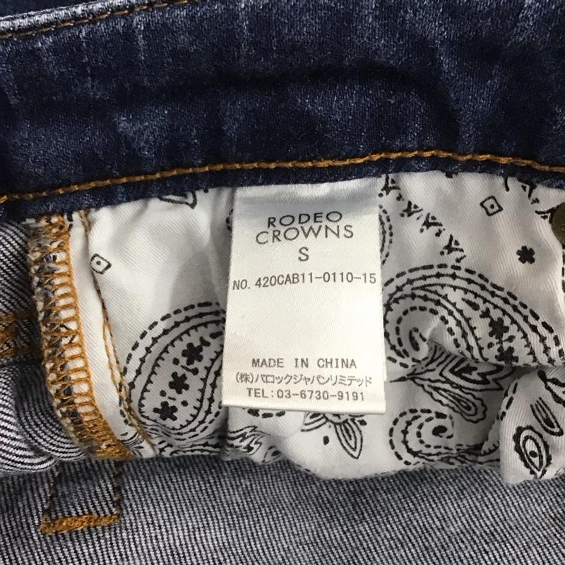 ロデオクラウンズ Rodeo Crowns パンツ デニム、ジーンズ S 無地 インディゴ / インディゴ /  レディース USED 古着 中古 10145024