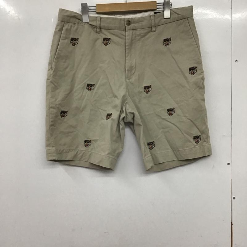 ポロラルフローレン POLO RALPH LAUREN パンツ ショートパンツ ハーフパンツ ショートパンツ カジュアルパンツ 34インチ ロゴ、文字 ベージュ / ベージュ /  メンズ USED 古着 中古 10145057