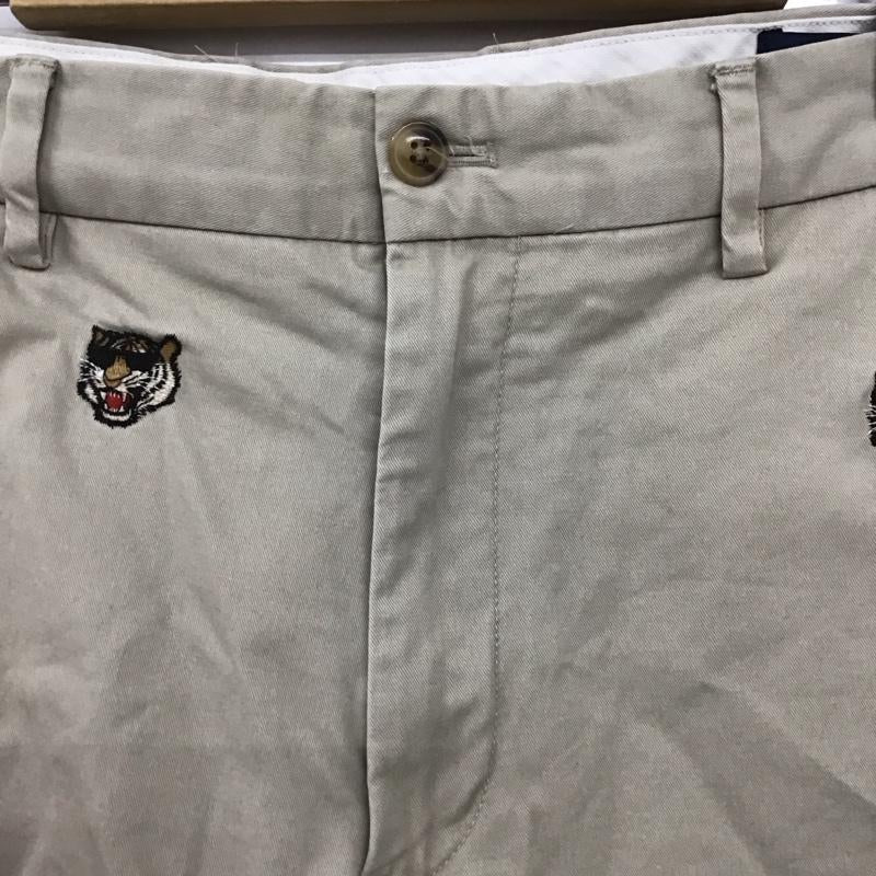 ポロラルフローレン POLO RALPH LAUREN パンツ ショートパンツ ハーフパンツ ショートパンツ カジュアルパンツ 34インチ ロゴ、文字 ベージュ / ベージュ /  メンズ USED 古着 中古 10145057