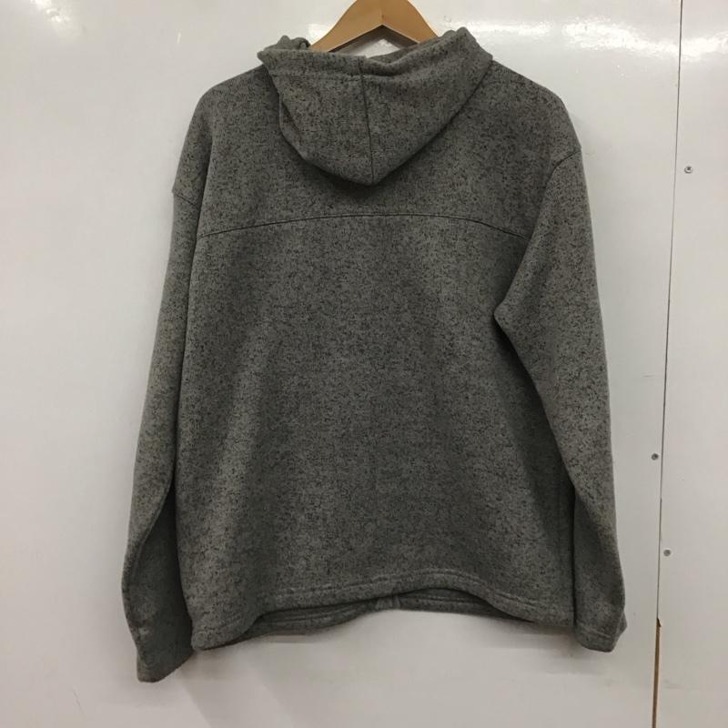 シェラデザイン SIERRA DESIGNS パーカー 長袖 ジップアップジャケットパーカー アウター S 無地 灰 / グレー /  メンズ USED 古着 中古 10145063