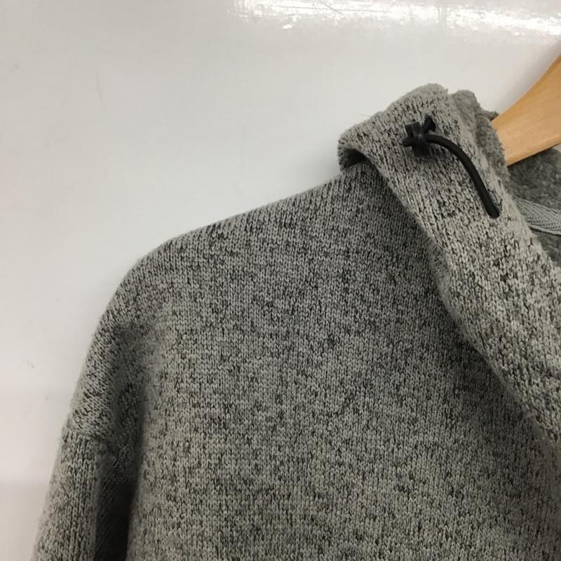 シェラデザイン SIERRA DESIGNS パーカー 長袖 ジップアップジャケットパーカー アウター S 無地 灰 / グレー /  メンズ USED 古着 中古 10145063