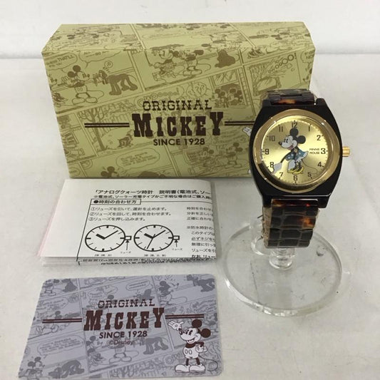 ディズニー Disney 腕時計 アナログ（クォーツ式） べっ甲柄 ミニー ウォッチ Minnie 腕時計 TOR-MNY-02GD キャラクター マルチカラー / マルチカラー /  レディース USED 古着 中古 10145095