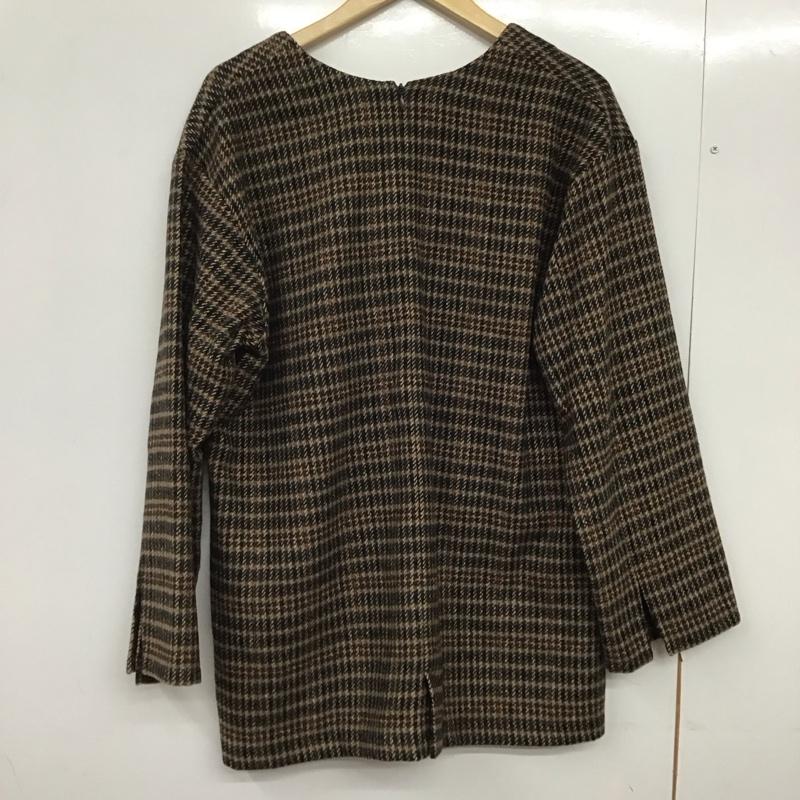 カスタネ Kastane カットソー 長袖 長袖カットソー Vネックカットソー FREE チェック マルチカラー / マルチカラー /  レディース USED 古着 中古 10145098