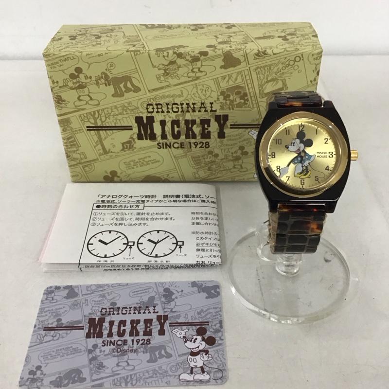 ディズニー Disney 腕時計 アナログ（クォーツ式） べっ甲柄 ミニー ウォッチ Minnie 腕時計 TOR-MNY-02GD キャラクター マルチカラー / マルチカラー /  レディース USED 古着 中古 10145099