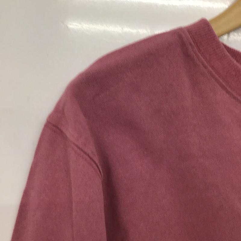 メルロー merlot カットソー 長袖 長袖カットソー クルーネックカットソー スウェット ロゴ、文字 桃 / ピンク /  レディース USED 古着 中古 10145104