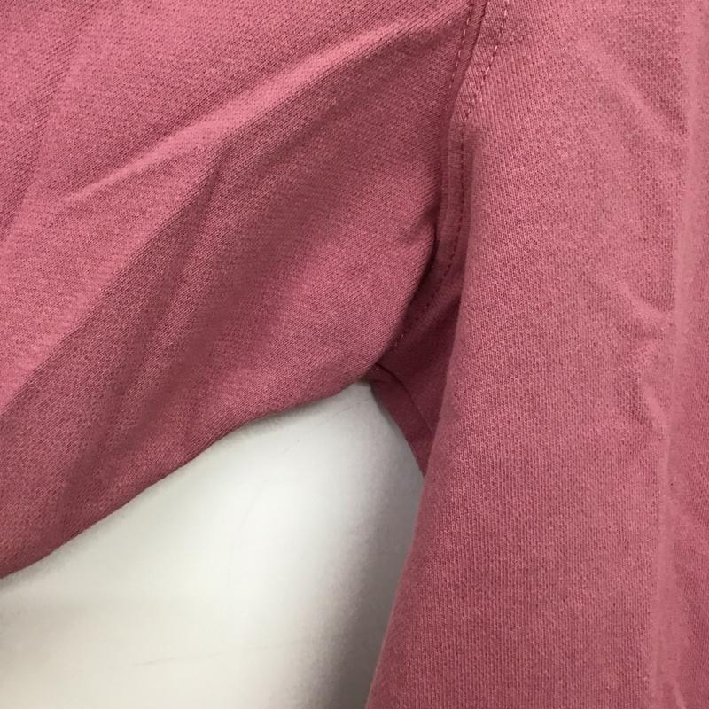 メルロー merlot カットソー 長袖 長袖カットソー クルーネックカットソー スウェット ロゴ、文字 桃 / ピンク /  レディース USED 古着 中古 10145104