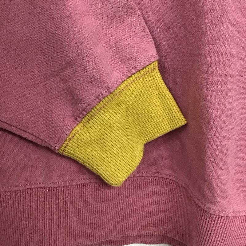 メルロー merlot カットソー 長袖 長袖カットソー クルーネックカットソー スウェット ロゴ、文字 桃 / ピンク /  レディース USED 古着 中古 10145104
