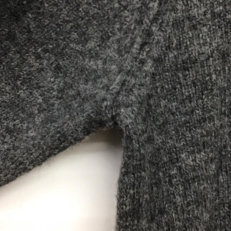 タケオキクチ TAKEO KIKUCHI ニット、セーター 長袖 長袖ニットカットソー タートルネック セーター 3 無地 灰 / グレー /  メンズ USED 古着 中古 10145107