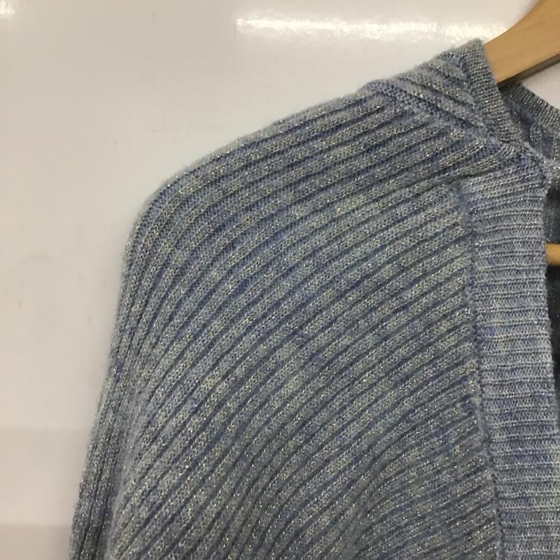 ダブルクローゼット w closet カーディガン 長袖 長袖カーディガン ショート丈 無地 水色 / ライトブルー /  レディース USED 古着 中古 10145110