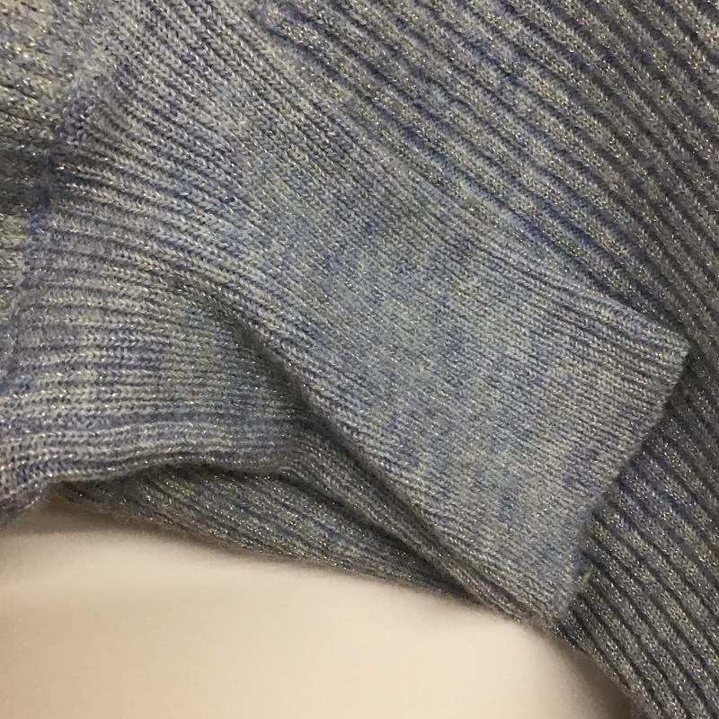 ダブルクローゼット w closet カーディガン 長袖 長袖カーディガン ショート丈 無地 水色 / ライトブルー /  レディース USED 古着 中古 10145110