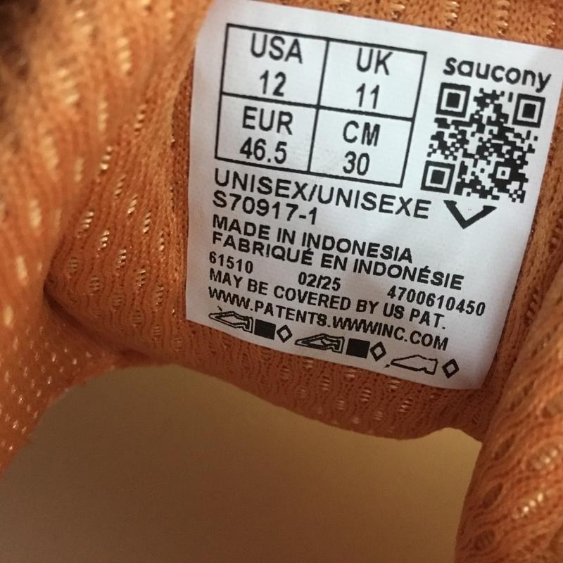 サッカニー Saucony スニーカー スニーカー S70917-1 KINVARA OG SILO 30cm 箱有 30.0cm ロゴ、文字 橙 / オレンジ / X 黒 / ブラック / X 灰 / グレー /  メンズ USED 古着 中古 10145139