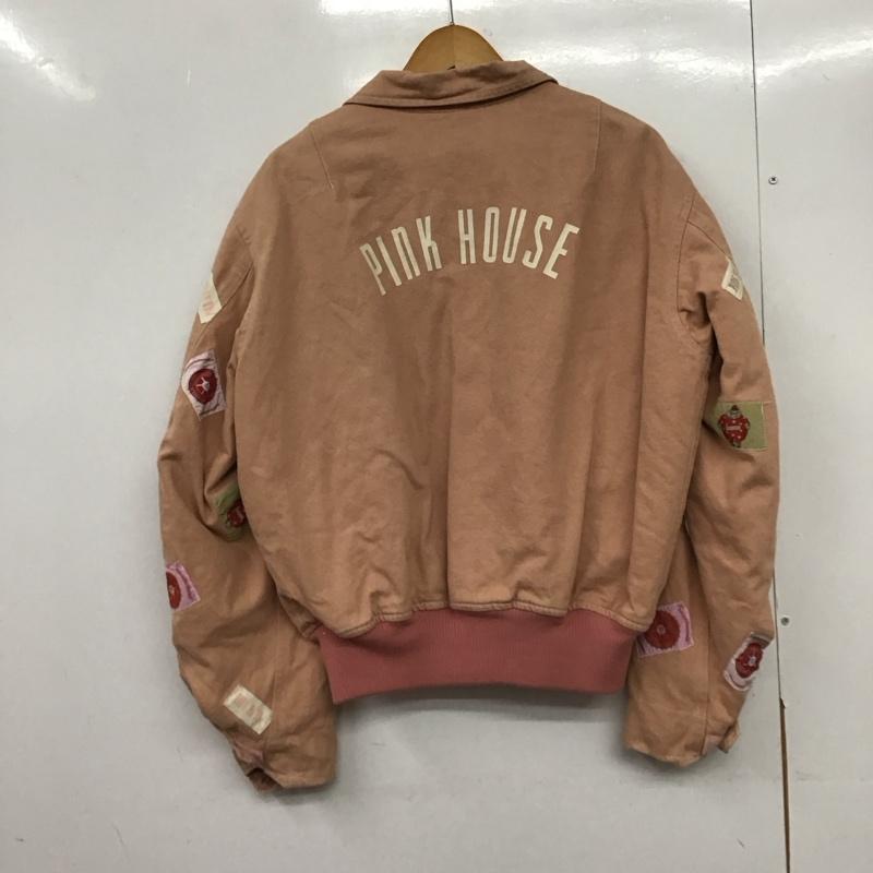 ピンクハウス PINK HOUSE ジャケット、上着 ジャンパー、ブルゾン ジップアップジャケット アウター 古着 ロゴ、文字 桃 / ピンク /  レディース USED 古着 中古 10145155