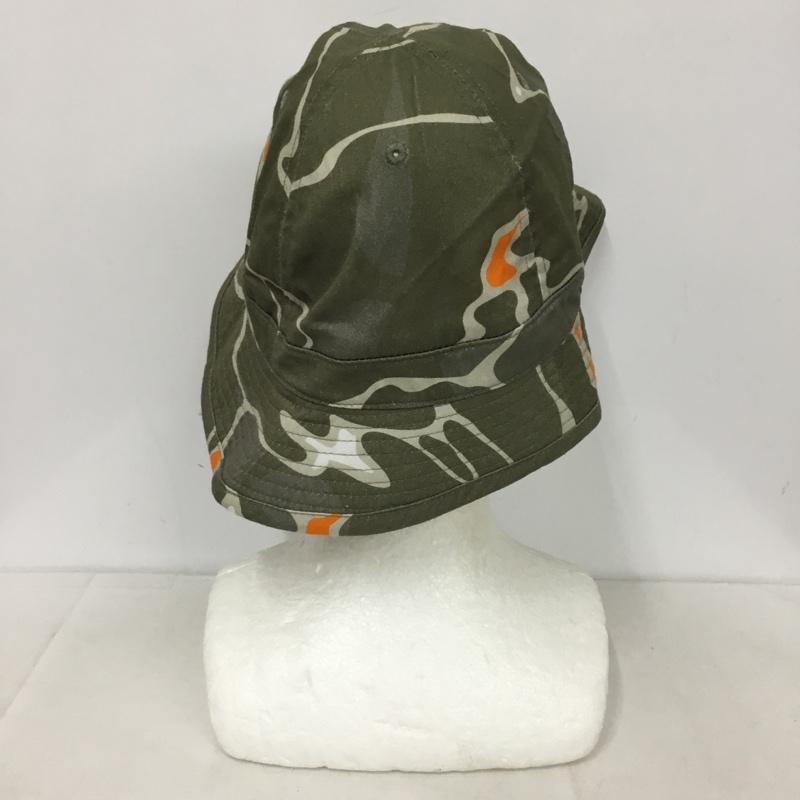 マナスタッシュ MANASTASH 帽子 ハット MHAK LITHIUM HAT 総柄 カーキ / カーキ / X 橙 / オレンジ /  メンズ USED 古着 中古 10145201