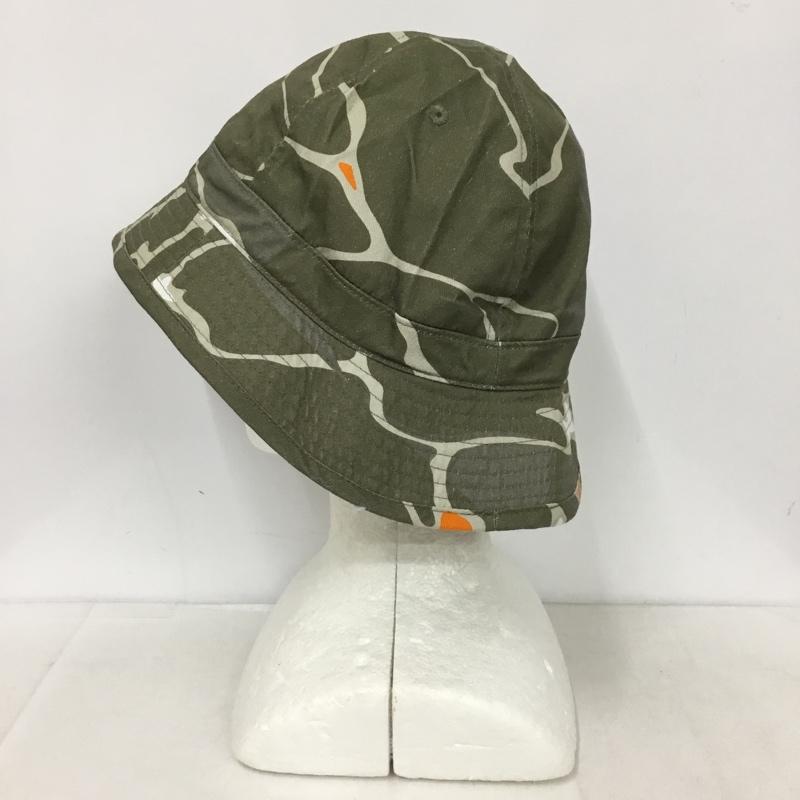 マナスタッシュ MANASTASH 帽子 ハット MHAK LITHIUM HAT 総柄 カーキ / カーキ / X 橙 / オレンジ /  メンズ USED 古着 中古 10145201