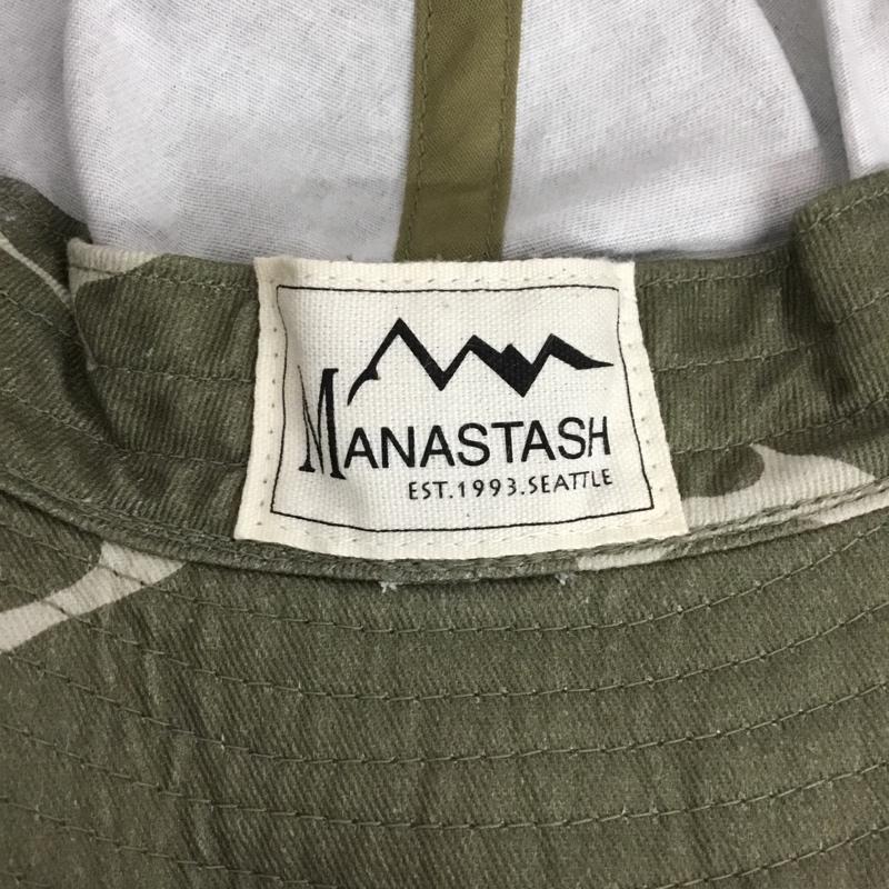 マナスタッシュ MANASTASH 帽子 ハット MHAK LITHIUM HAT 総柄 カーキ / カーキ / X 橙 / オレンジ /  メンズ USED 古着 中古 10145201