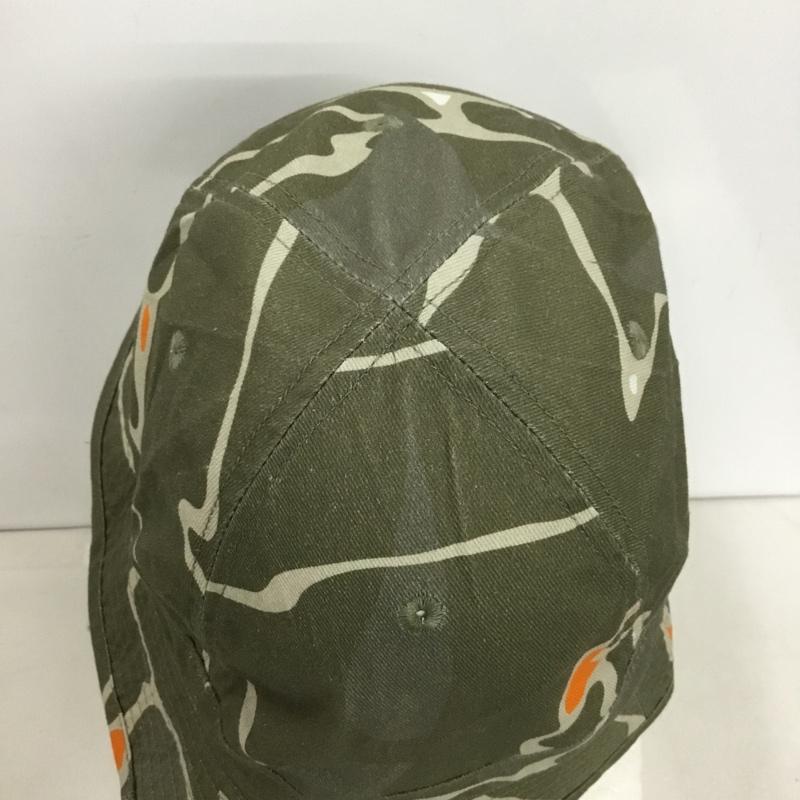 マナスタッシュ MANASTASH 帽子 ハット MHAK LITHIUM HAT 総柄 カーキ / カーキ / X 橙 / オレンジ /  メンズ USED 古着 中古 10145201
