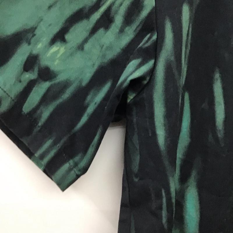 エクストララージ XLARGE シャツ、ブラウス 半袖 01192403 ALIEN エイリアン 40周年 ワークシャツ M ロゴ、文字 黒 / ブラック / X 緑 / グリーン /  メンズ USED 古着 中古 10145223