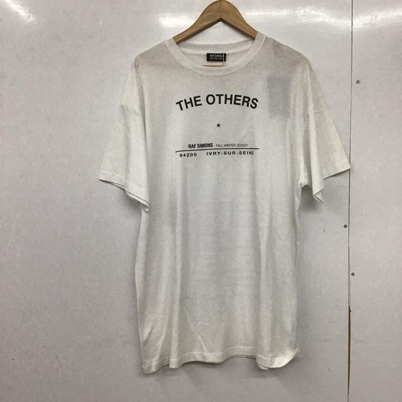 ラフシモンズ RAF SIMONS Tシャツ 半袖 Tour T-Shirt ツアーTシャツ バックプリント M ロゴ、文字 白 / ホワイト /  メンズ USED 古着 中古 10145226