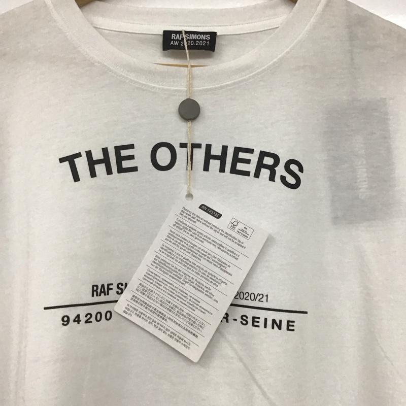 ラフシモンズ RAF SIMONS Tシャツ 半袖 Tour T-Shirt ツアーTシャツ バックプリント M ロゴ、文字 白 / ホワイト /  メンズ USED 古着 中古 10145226