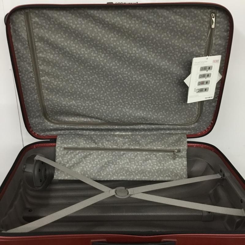 サムソナイト Samsonite スーツケース、トランク スーツケース、トランク V22 00306 68L TSAロック コスモライト キャリーケース ロゴ、文字 赤 / レッド /  メンズ USED 古着 中古 10145232
