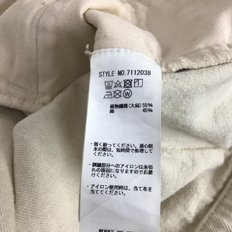 マナスタッシュ MANASTASH ジャケット、上着 ジャケット、ブレザー 長袖ジャケット アウター プルオーバージャケット L ロゴ、文字 アイボリー / アイボリー /  メンズ USED 古着 中古 10145273