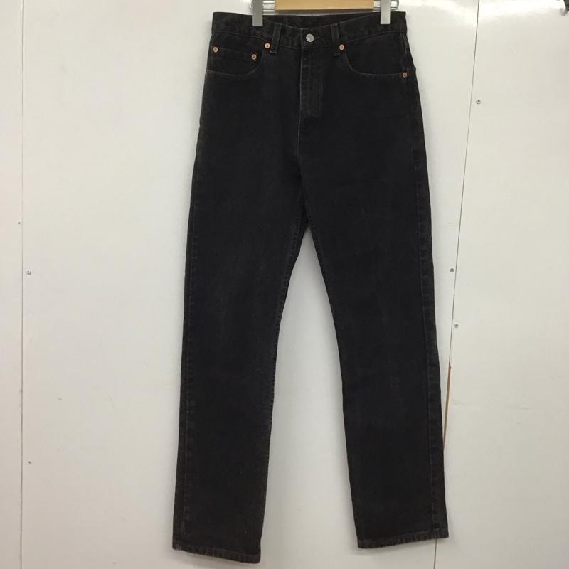 リーバイストラウスアンドコー Levi Strauss & co. パンツ デニム、ジーンズ デニムパンツ ワイドパンツ カジュアルパンツ 33インチ 無地 黒 / ブラック /  メンズ USED 古着 中古 10145285
