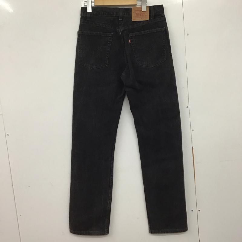 リーバイストラウスアンドコー Levi Strauss & co. パンツ デニム、ジーンズ デニムパンツ ワイドパンツ カジュアルパンツ 33インチ 無地 黒 / ブラック /  メンズ USED 古着 中古 10145285