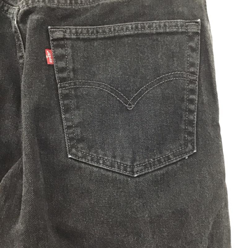 リーバイストラウスアンドコー Levi Strauss & co. パンツ デニム、ジーンズ デニムパンツ ワイドパンツ カジュアルパンツ 33インチ 無地 黒 / ブラック /  メンズ USED 古着 中古 10145285
