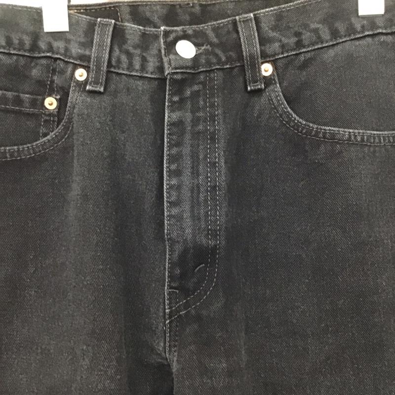 リーバイストラウスアンドコー Levi Strauss & co. パンツ デニム、ジーンズ デニムパンツ ワイドパンツ カジュアルパンツ 33インチ 無地 黒 / ブラック /  メンズ USED 古着 中古 10145285