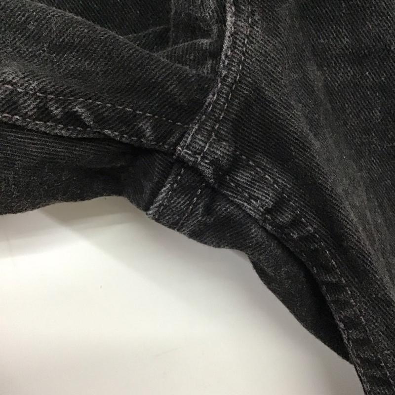 リーバイストラウスアンドコー Levi Strauss & co. パンツ デニム、ジーンズ デニムパンツ ワイドパンツ カジュアルパンツ 33インチ 無地 黒 / ブラック /  メンズ USED 古着 中古 10145285