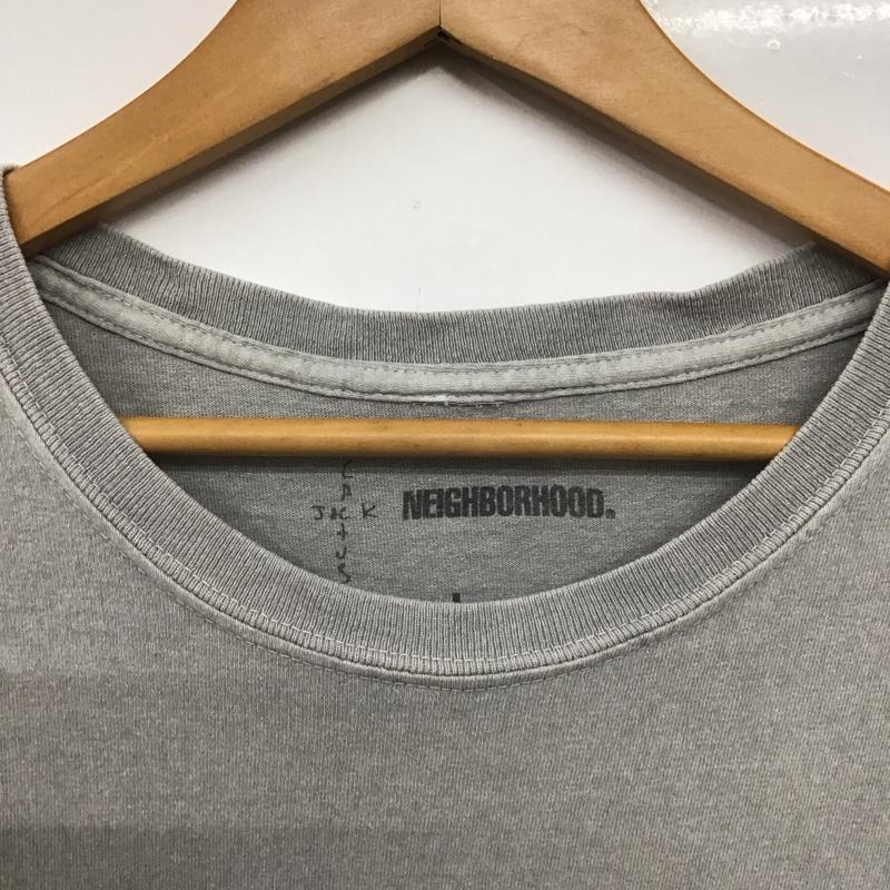 ネイバーフッド NEIGHBORHOOD Tシャツ 半袖 半袖カットソー プリントTシャツ クルーネックカットソー L プリント 灰 / グレー /  メンズ USED 古着 中古 10145292