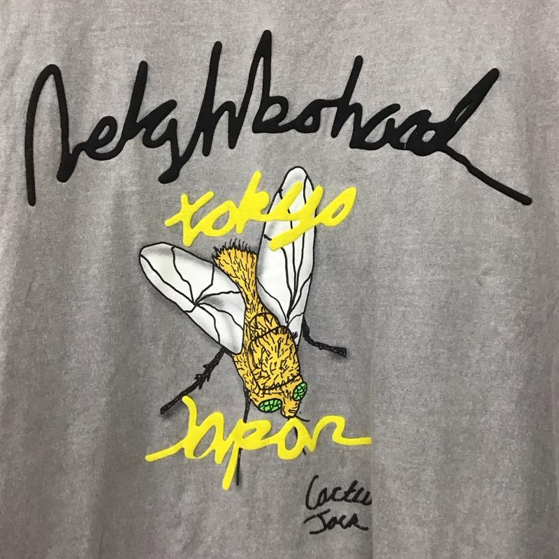 ネイバーフッド NEIGHBORHOOD Tシャツ 半袖 半袖カットソー プリントTシャツ クルーネックカットソー L プリント 灰 / グレー /  メンズ USED 古着 中古 10145292