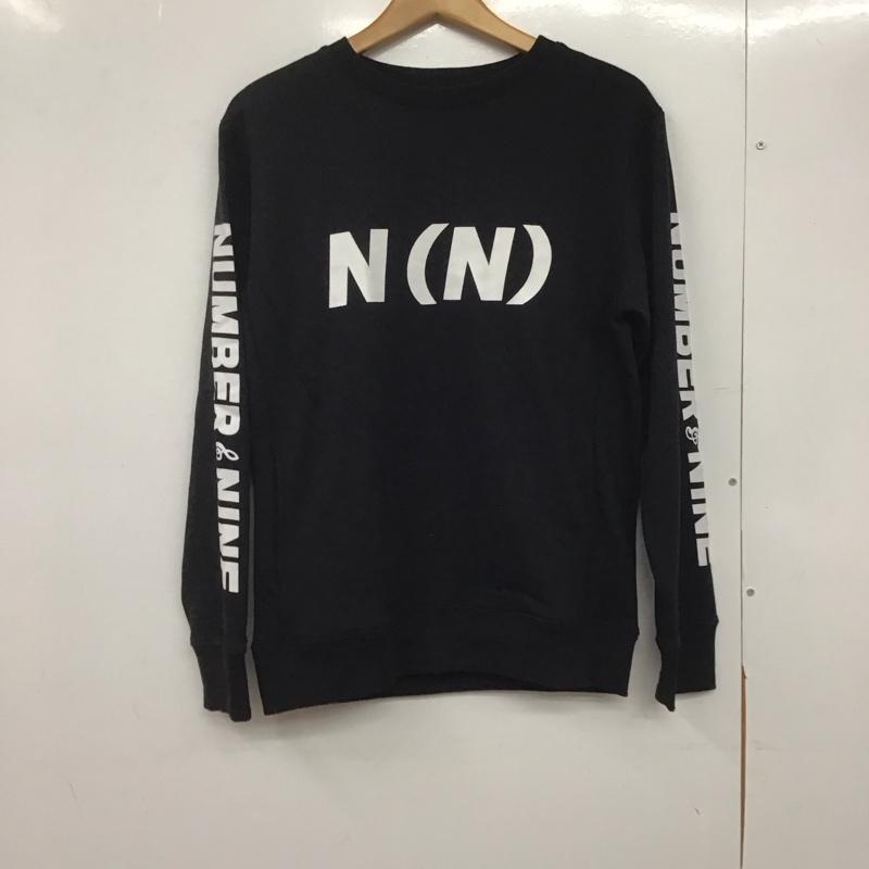 ナンバーナイン デニム NUMBER (N)INE DENIM トレーナー 長袖 ndc-722n スウェット トレーナー L ロゴ、文字 黒 / ブラック /  メンズ USED 古着 中古 10145295