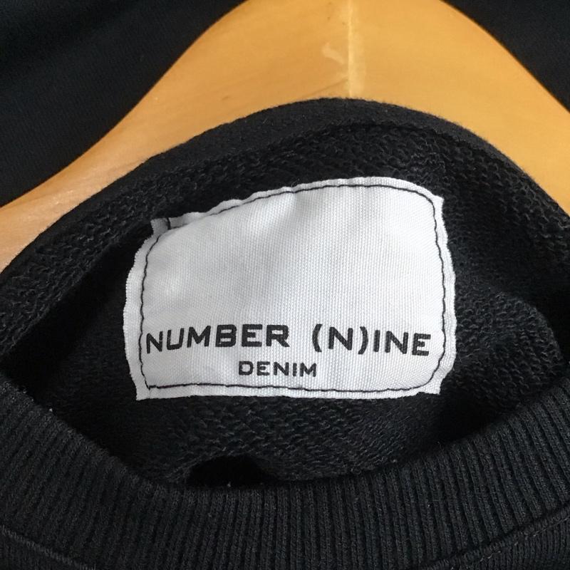 ナンバーナイン デニム NUMBER (N)INE DENIM トレーナー 長袖 ndc-722n スウェット トレーナー L ロゴ、文字 黒 / ブラック /  メンズ USED 古着 中古 10145295