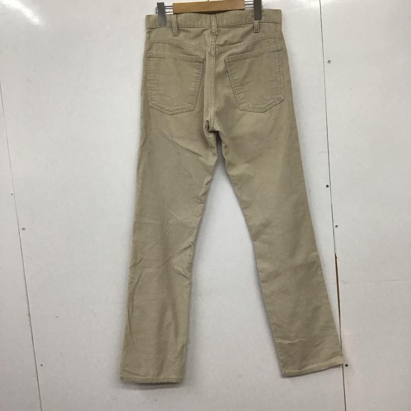 リーバイス Levi s パンツ デニム、ジーンズ コーデュロイパンツ スリムパンツ カジュアルパンツ 30インチ 無地 ベージュ / ベージュ /  メンズ USED 古着 中古 10145305