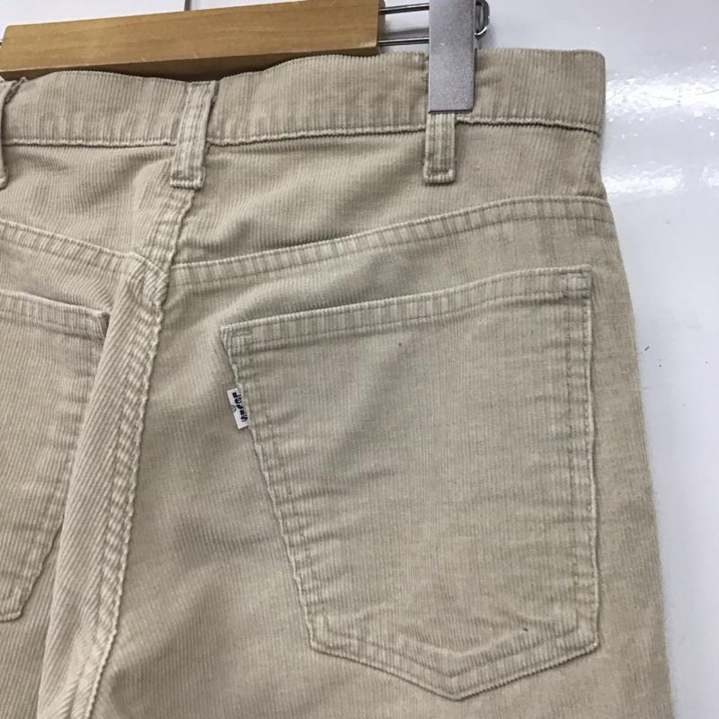 リーバイス Levi s パンツ デニム、ジーンズ コーデュロイパンツ スリムパンツ カジュアルパンツ 30インチ 無地 ベージュ / ベージュ /  メンズ USED 古着 中古 10145305